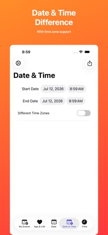 Date Time Calculator - Tickr Screenshot 9 of 10