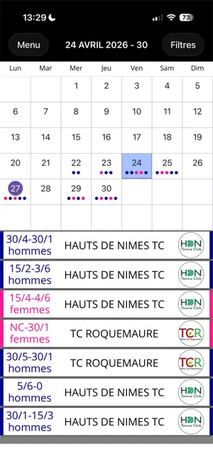 TMC Calendriers screenshot 1