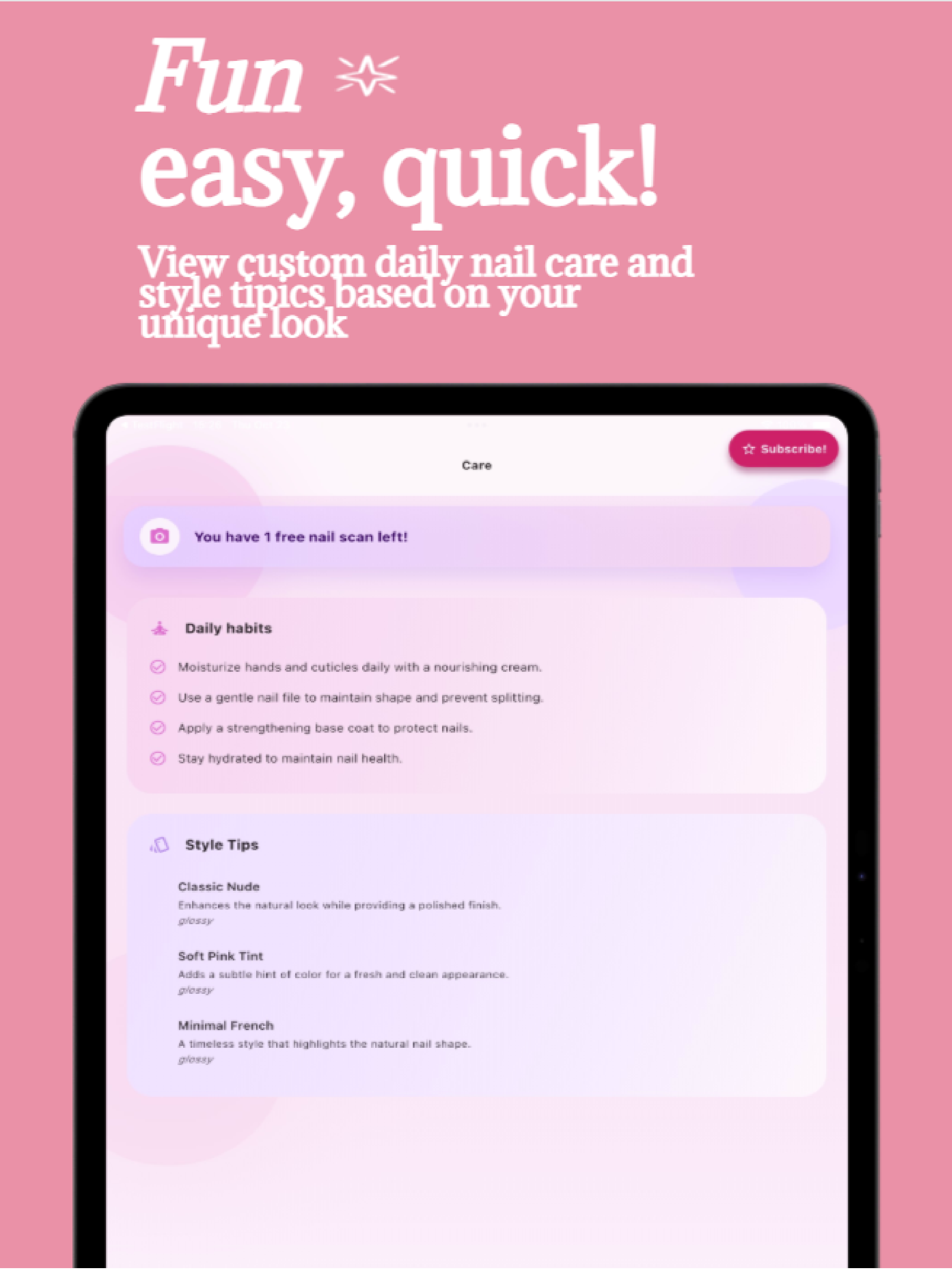 AI Nail Scanner