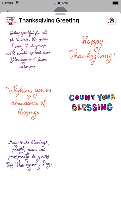 Thanksgiving Greetings For You Screenshot