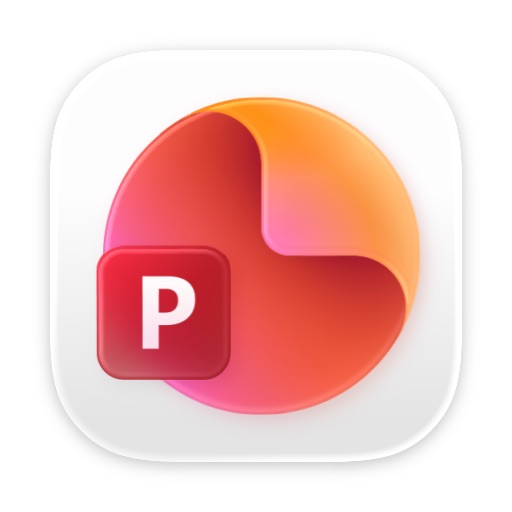 Microsoft PowerPoint アプリアイコン、中国 App Store 検索結果