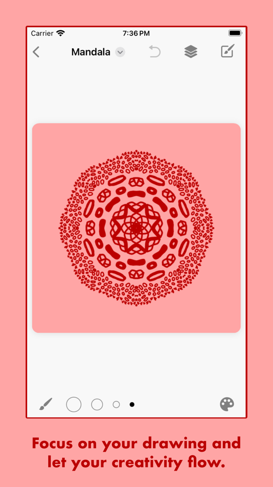 #1. Mandalas Drawing Studio (iOS) 由: Marco Antônio Pompei