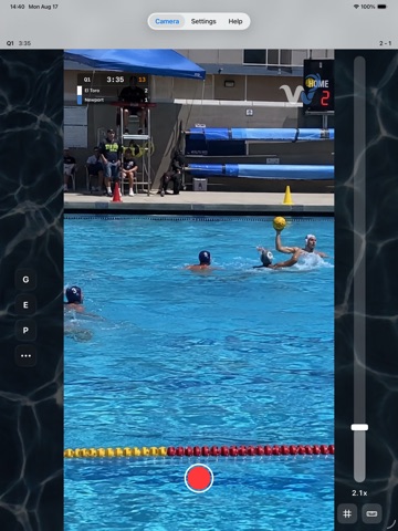 Water Polo Camera iPad screenshot