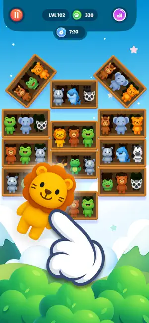 Animal sorting game for kids 3 screenshot 3