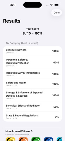 Radiation Safety Test Prep screenshot