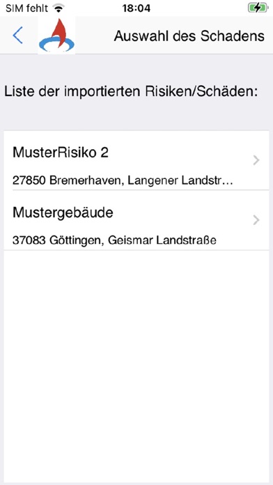 Schaden Gutachter App Screenshot