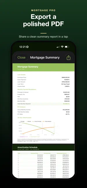 Mortgage Pro App Calculator screenshot 3