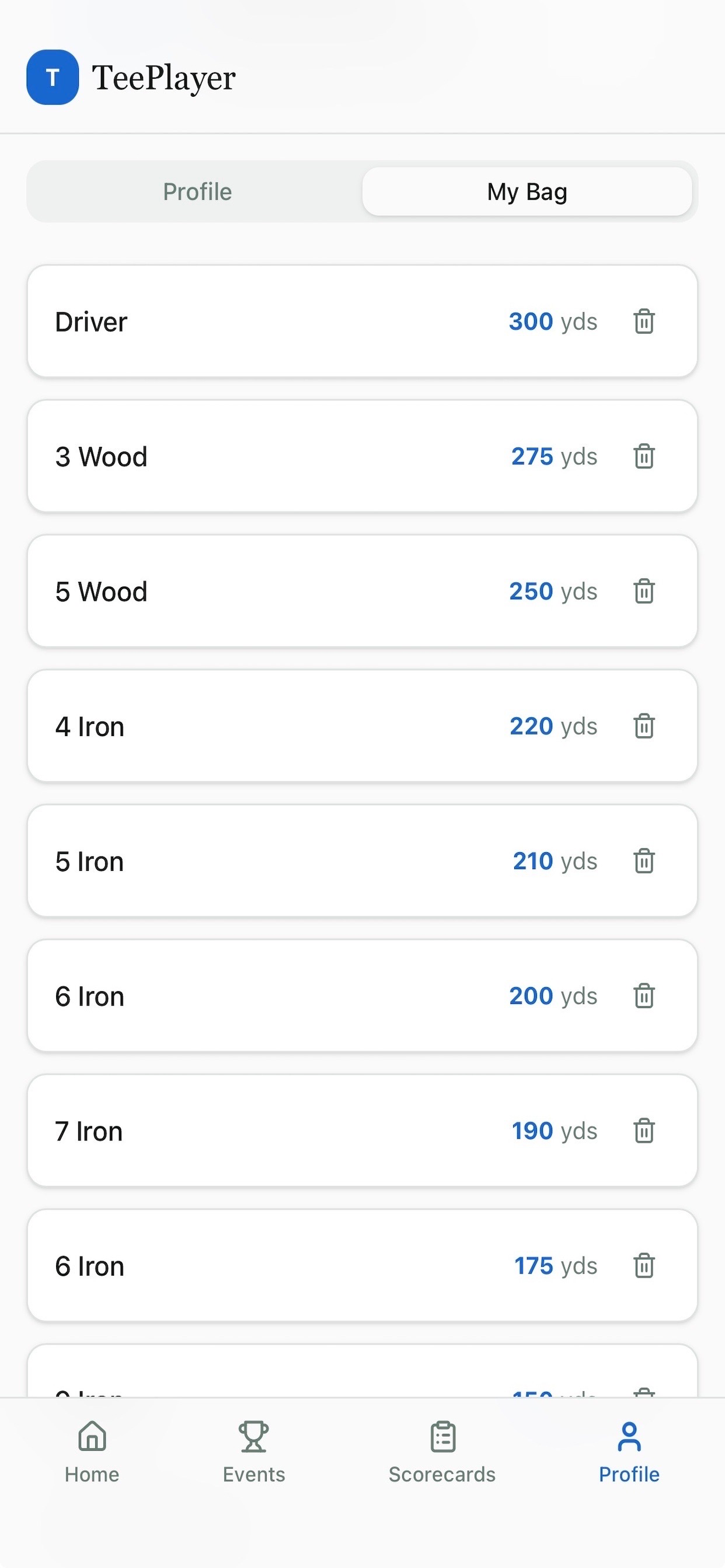 TeePlayer screenshot 5