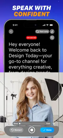 Teleprompter App: Screenshot 3 von 9
