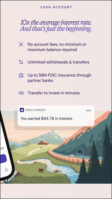 Wealthfront: Save and Invest Screenshot