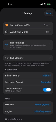 Vera MGRS Screenshot 4 of 6