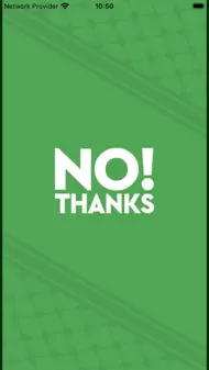 No Thanks App iphone resimleri 1