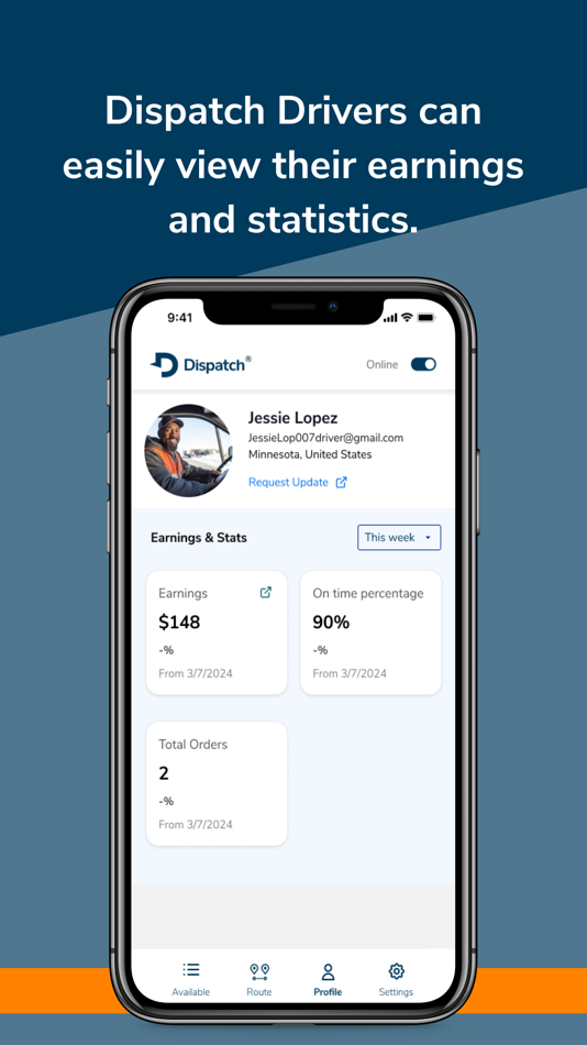#5. Dispatch: Deliver More (iOS) 由: DispatchIt, Inc.