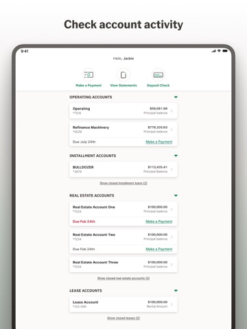 Frontier Farm Credit Mobile iPad screenshot