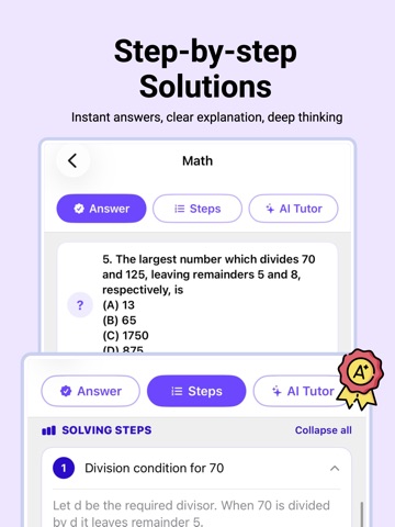 Solvork: AI Homework Helper iPad screenshot