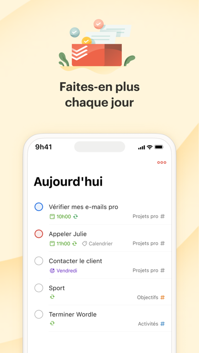 Screenshot #2 pour Todoist : to do list et agenda