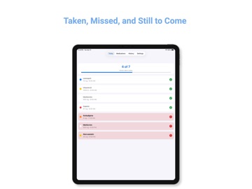 PillPair: Medication Tracker iPad screenshot