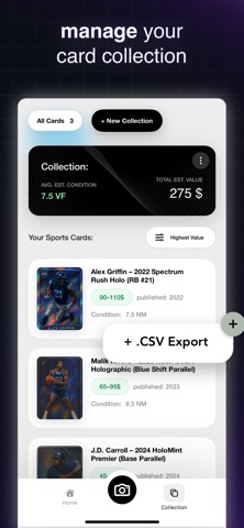 Sports Card Scanner - Holobase screenshot