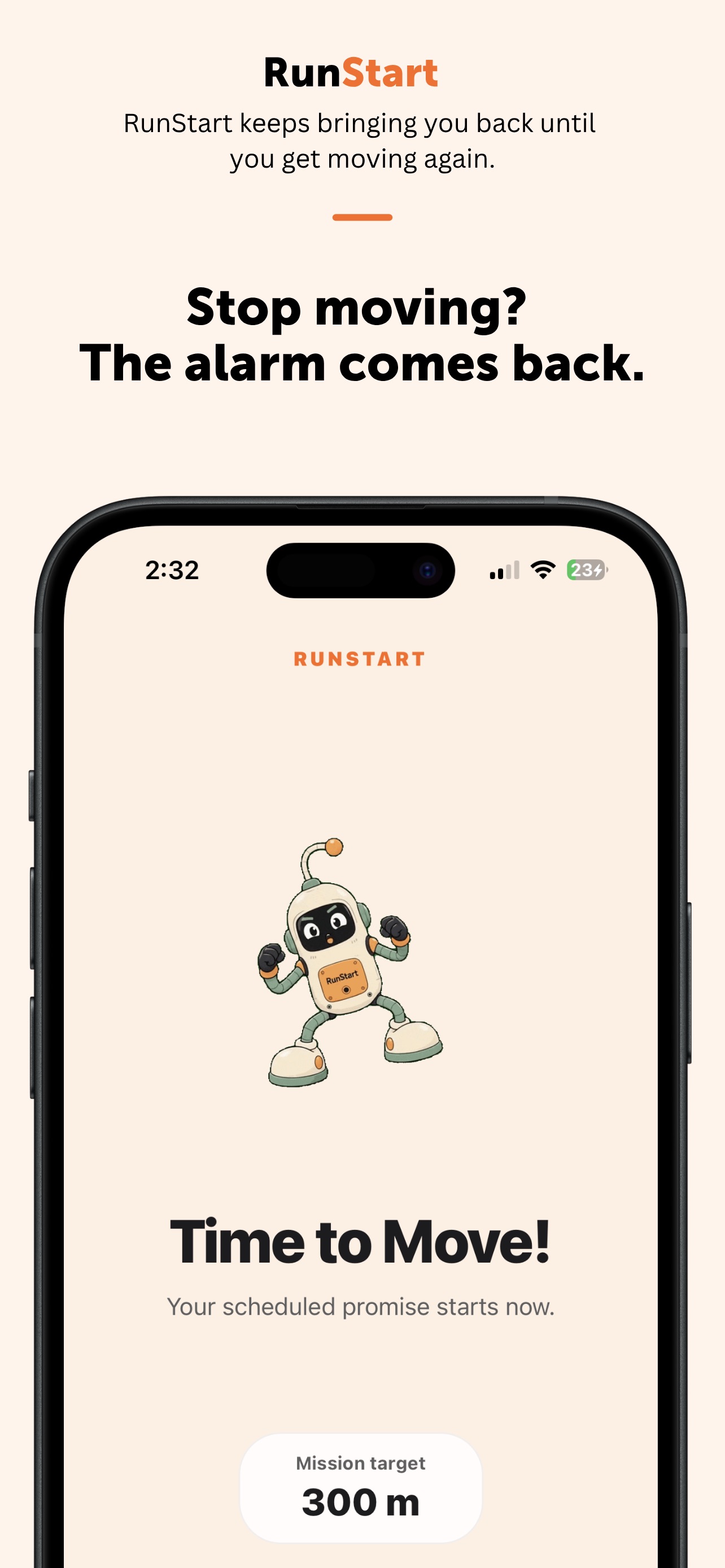 Screenshot 2 of RunStart: Run Alarm