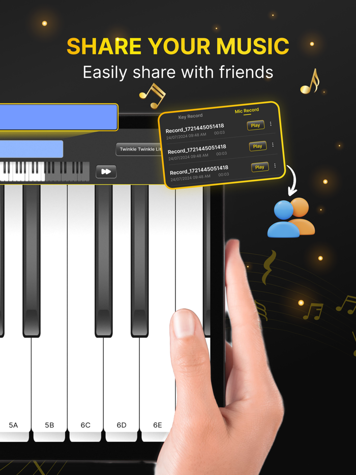 Learn Piano Fun Real Keyboard