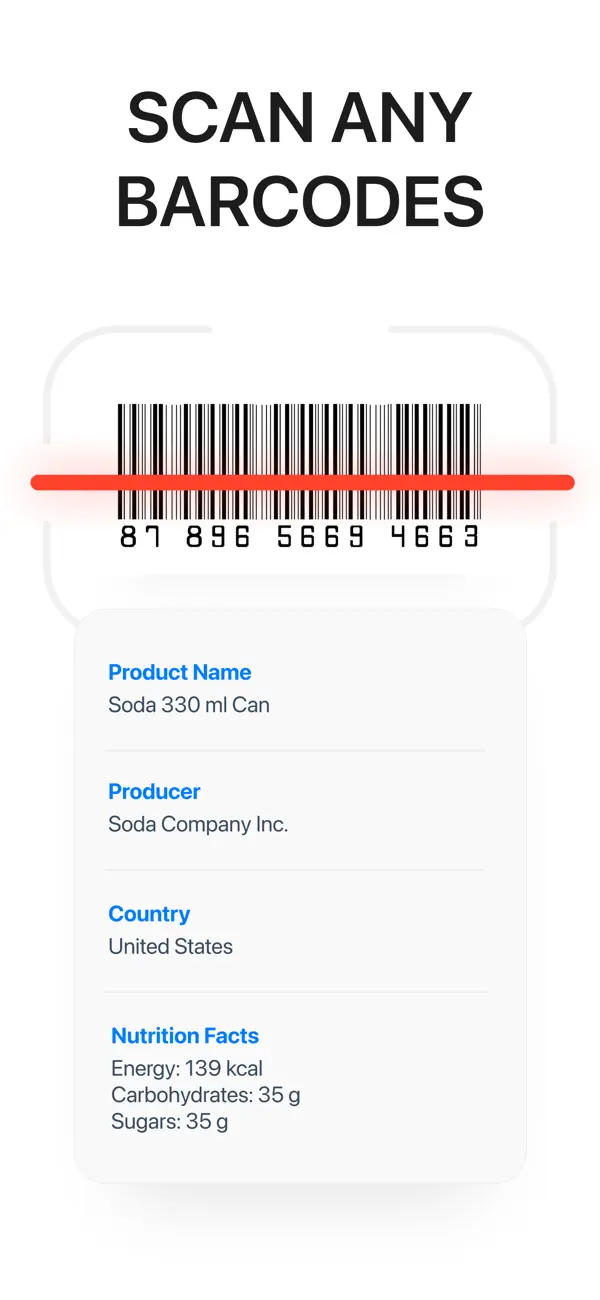#4. QR Code・Barcode Scanner Reader (iOS) Podle: Lera Titova