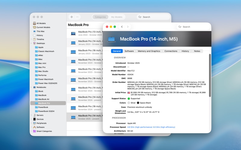 Screenshot #1 pour Mactracker