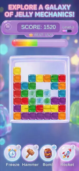 JELLY POP: Physics Merge 3D screenshot 3