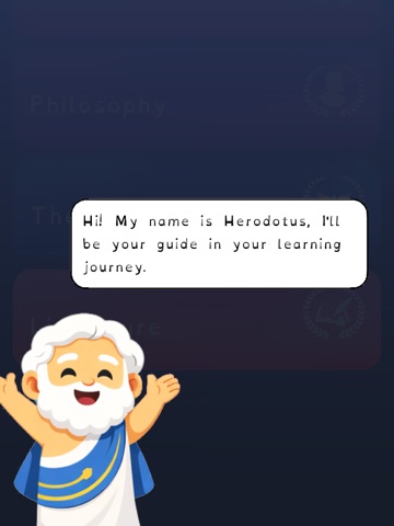 Herodotus Academy iPad screenshot