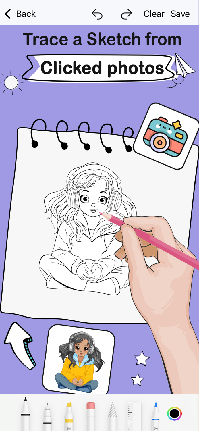 Easy AR Drawing Sketch  Trace