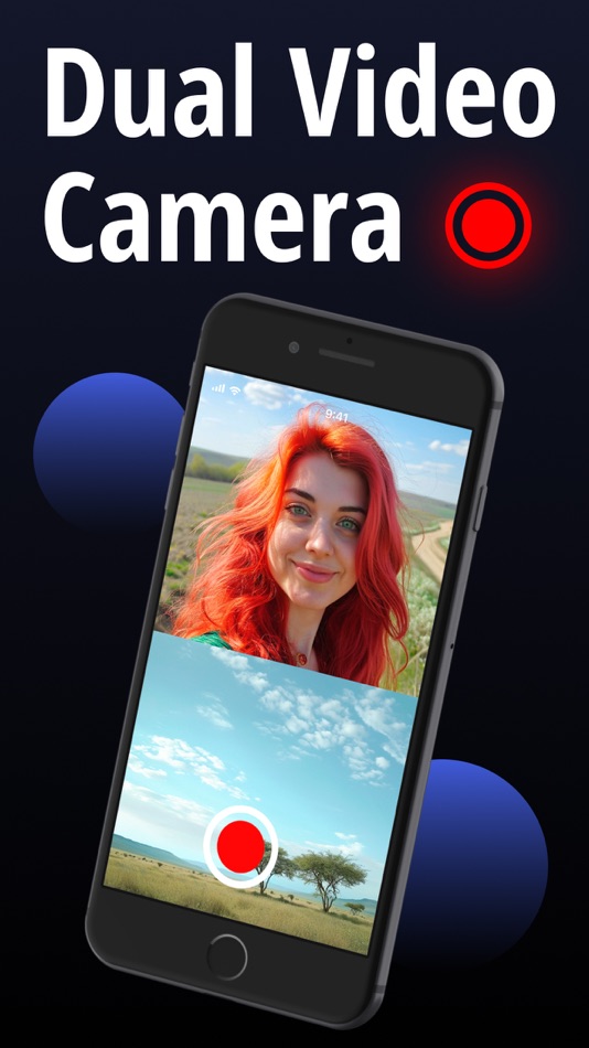#1. Dual Video Camera Front & Back (iOS) 由: Nikoloz Kobulashvili