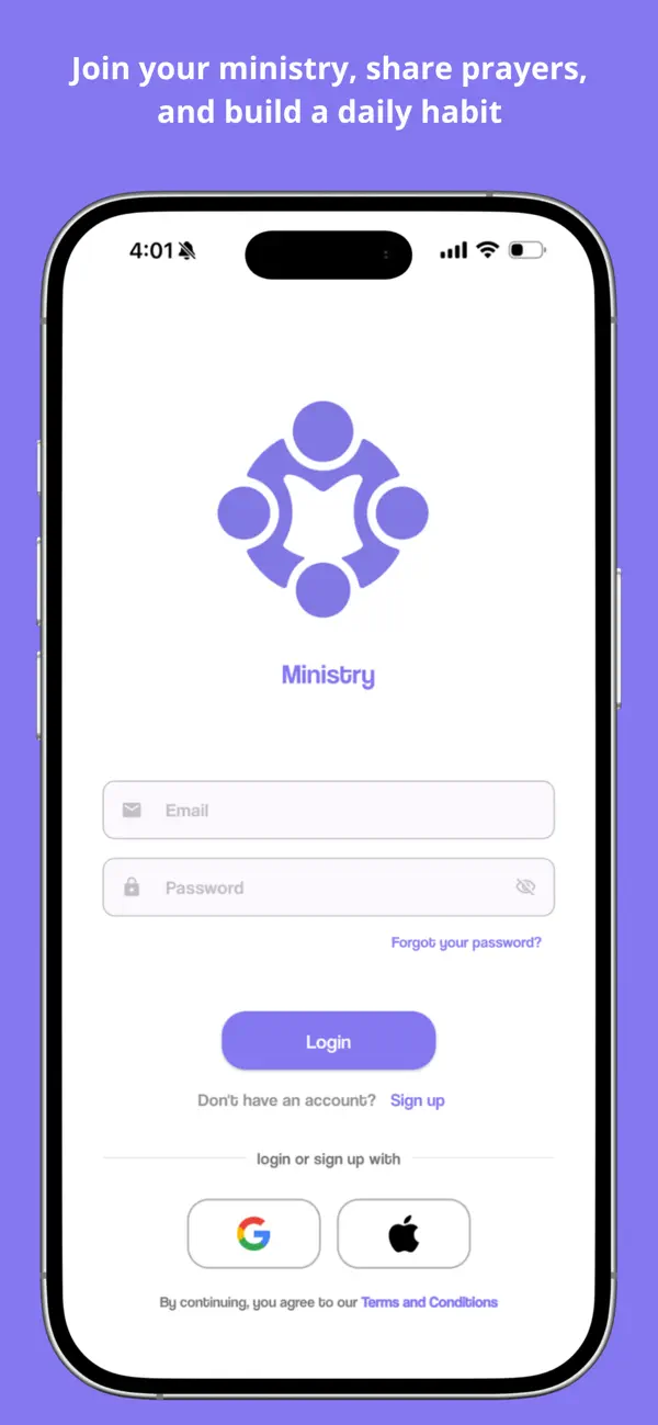 Screenshot #1 pour Ministry - Connect & Grow