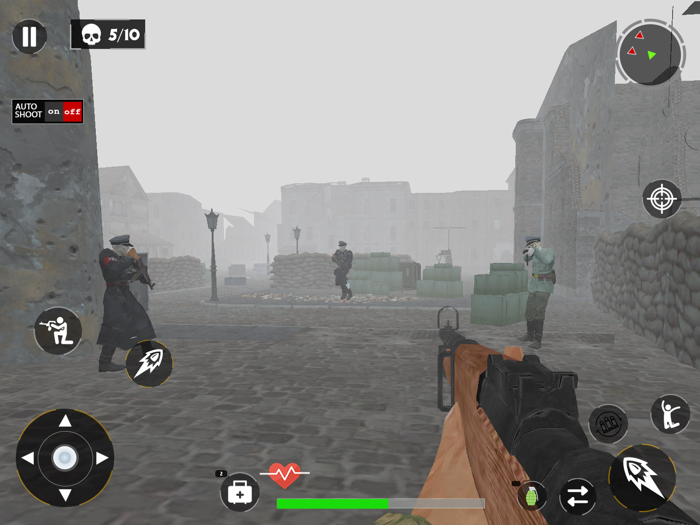 WW2 Shooter Heroes Fire War