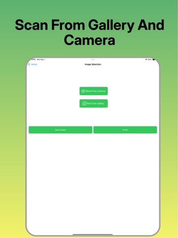Scanner-Documents PDF iPad screenshot