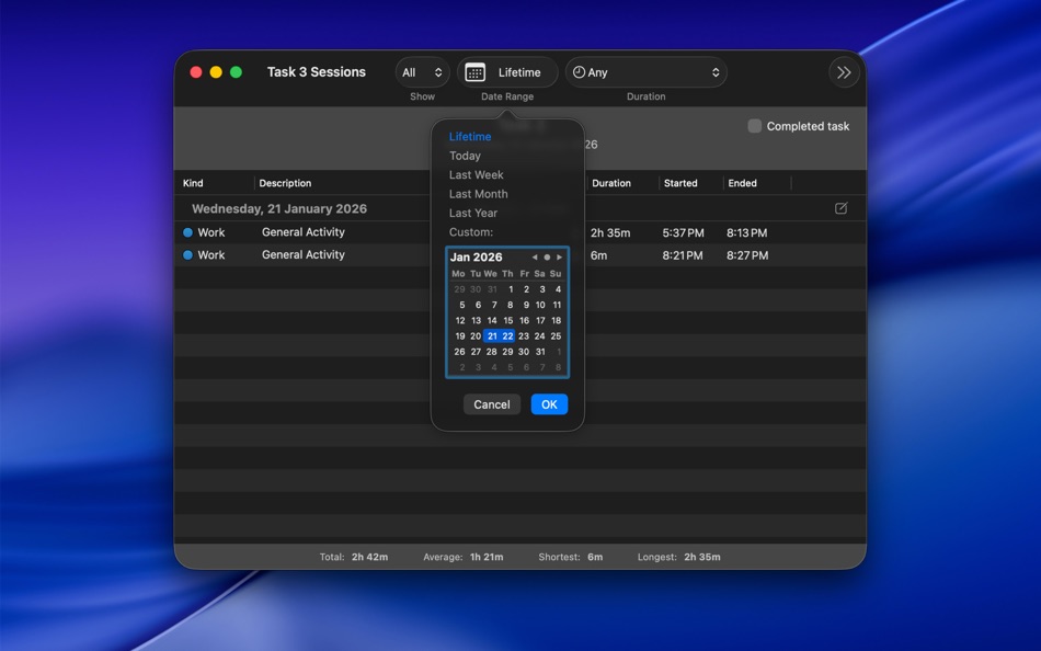#6. DeskTimer (macOS) Ved: Apimac