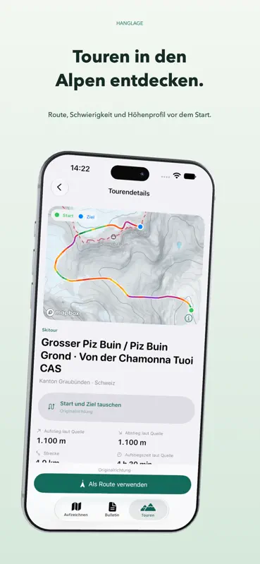Hanglage: Skimo & Trailrunning screenshot 2 of 6