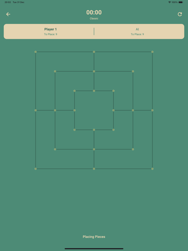 #3. Mills – Board Game (iOS) 게시자: Moritz Berger