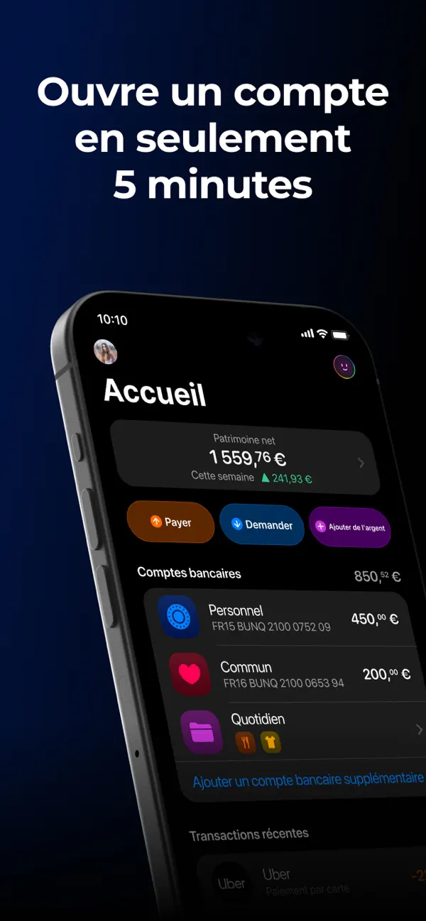 Screenshot #1 pour bunq