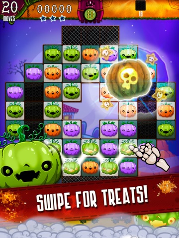 Halloween Swipe - Match 3 iPad screenshot