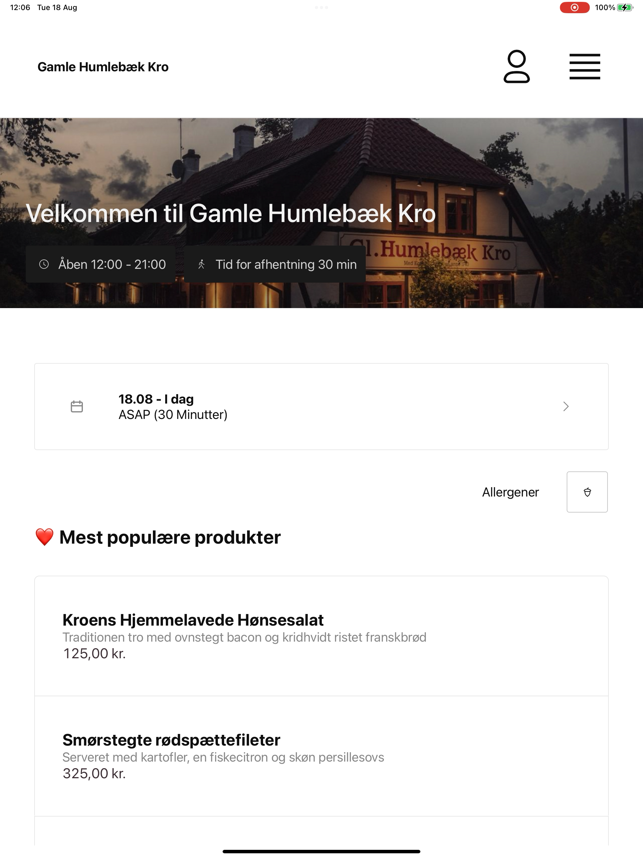 Gamle Humlebæk Kro 3050 screenshot 9