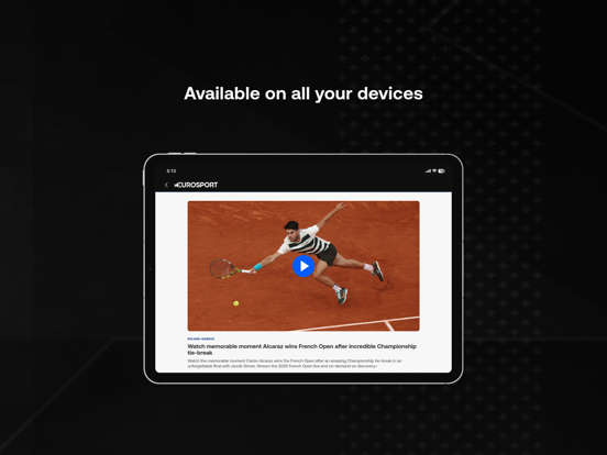 Eurosport: Live & Nieuws iPad app afbeelding 8