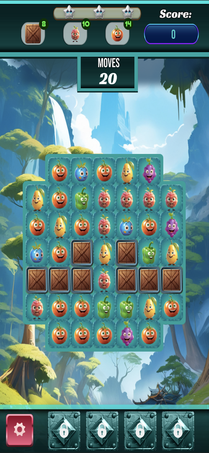 Pepper Pop Blast Fruit Puzzle screenshot 4