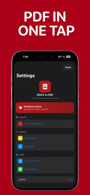 DOCX to PDF & Converter screenshot 3