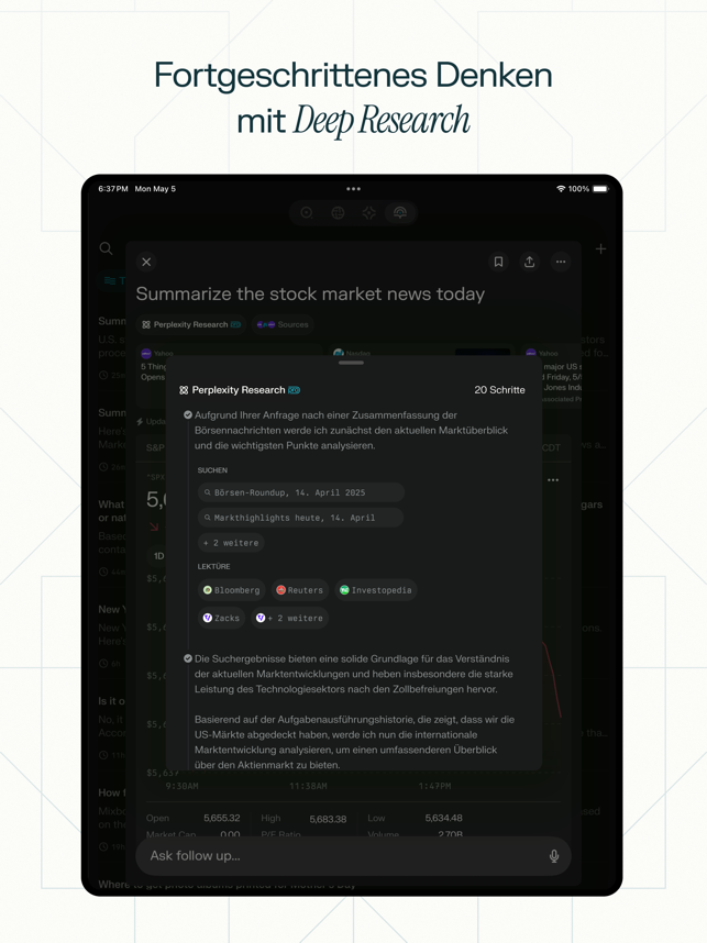 ‎Perplexity - Fragen Sie etwas Screenshot
