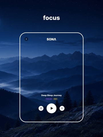 SONA: White Noise Sleep Sounds iPad screenshot