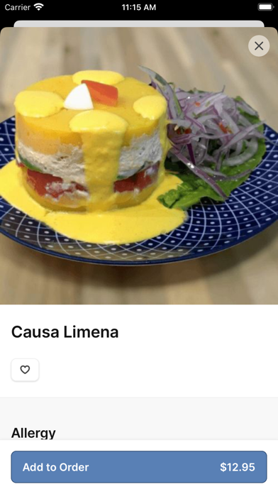 Cuzco's Peruvian Restaurant iPhone screenshot 3 - Food & Drink app