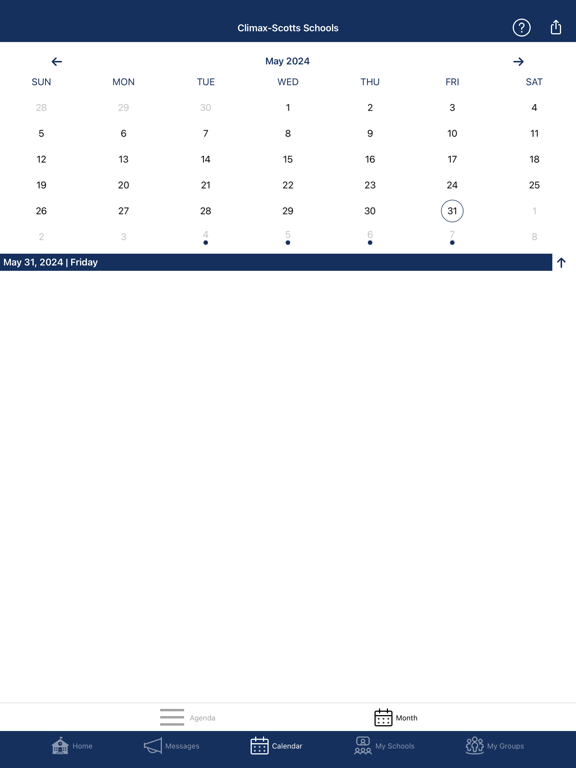 Climax-Scotts Schools iPad screenshot 2 - Education app