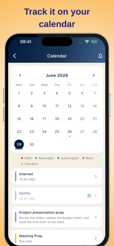 Personal Calendar - BudPlan Screenshot 3 of 5