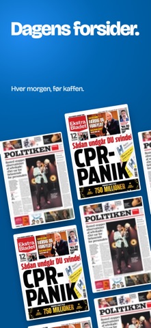 Danske Aviser - Denmark news iPhone screenshot