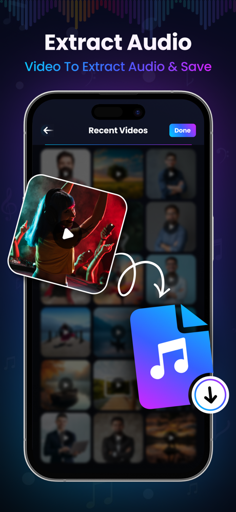 Video to MP3 - Reverse Audio screenshot 4