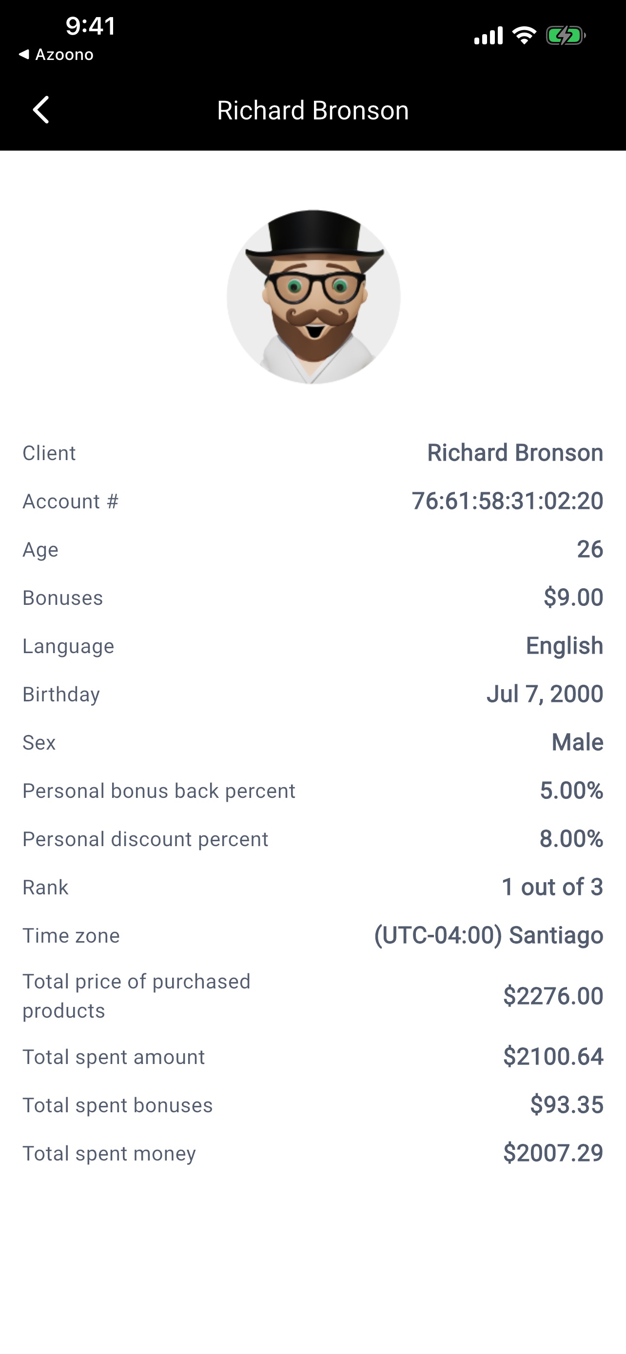 Screenshot 5 of Azoono B2C